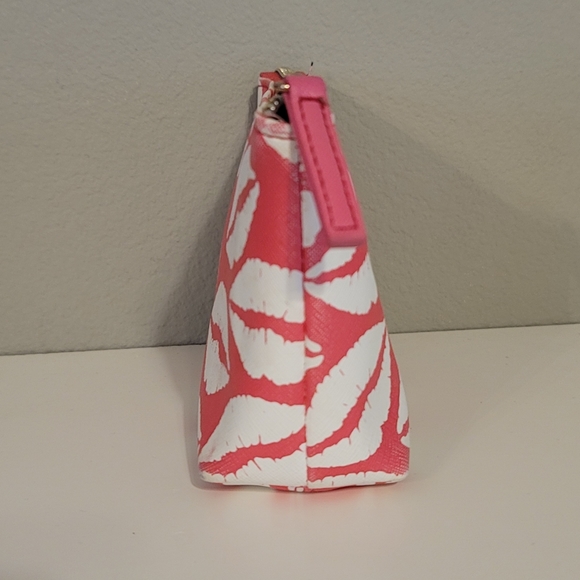 5/$25 Dabney Lee Lips Print Zip Cosmetic Pouch - Picture 5 of 5